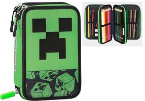 ASTUCCIO TRIPLO MINECRAFT PIXEL
