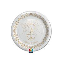 CRESIMA PIATTI 18 CM X 8 PEZZI GOLD