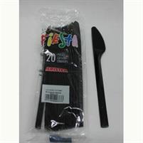 FESTAIOLI NERO COLTELLI X 20 PEZZI ARISTEA