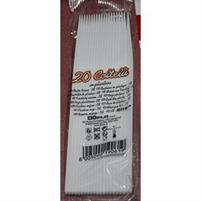 COLTELLI PLASTICA DOPLA X 20 BIANCHE