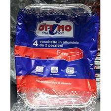 CONT.ALLUMINIO OTTIMO 2 PORZIONI (bl.da 4PZ)