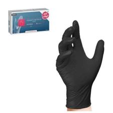 GUANTI IN NITRILE NERI da 100 PEZZI MIS.TG M SMILEX