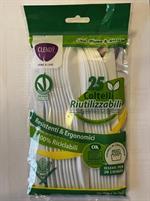 CLENDY COLTELLI RIUTILIZ. 25 PEZZI