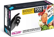 GUANTI IN NITRILE NERI da 100 PEZZI MIS.S BIOSOFT