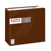 TOVAGLIOLI STAR FATO 38X38 40pz (EFFETTO TESSUTO)-CIOCCOLATA
