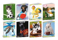 MAXI QUADERNI 100 GR. A. 18FF+1 ACTIVITY PETS CF.10 PZ RIG.10MM
