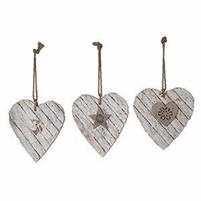 APPEND.BIANCO/NATURALE CUORE CORTECCIA cm 21x24x2