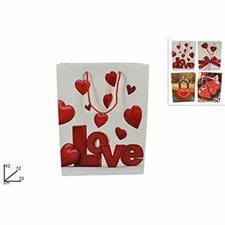 BUSTA REGALO SAN VALENTINO 42X33X12CM 4 ASS. ART.YD19-Q