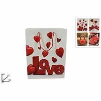 BUSTA REGALO SAN VALENTINO 42X33X12CM 4 ASS. ART.YD19-Q