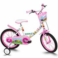 BICICLETTA 14 PIG TELAIO BIANCO/ROSA