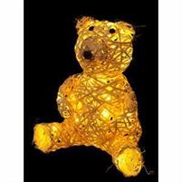 F.ORSO LUMINOSO 32 LED CM.36X43 INTERNO/ESTERNO