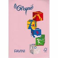 FOGLI A4 80GR.LE CIRQUE COLORI TENUI 500FF ROSA