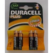 BATTERIE DURACELL PLUS MINISTILO X 4