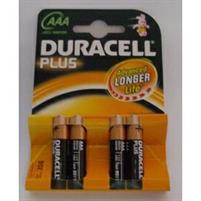 BATTERIE DURACELL PLUS MINISTILO X 4