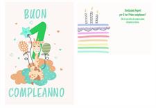 BIGLIETTINI 1 ANNO 11,5X16- LINEA MILLEFORME
