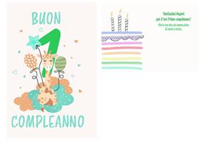 BIGLIETTINI 1 ANNO 11,5X16- LINEA MILLEFORME