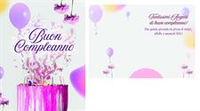 BIGLIETTINI COMPLEANNO 11,5X16-LINEA MILLEFORME