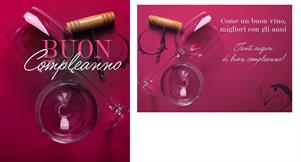 BIGLIETTINI COMPLEANNO 11,5X16 -LINEA MILLEFORME