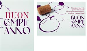 BIGLIETTINI COMPLEANNO 11,5X16 -LINEA MILLEFORME