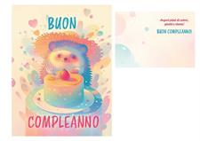BIGLIETTINI COMPLEANNO 11,5X16-LINEA MILLEFORME