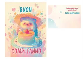 BIGLIETTINI COMPLEANNO 11,5X16-LINEA MILLEFORME