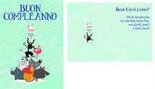 BIGLIETTINI COMPLEANNO 11,5X16- LINEA MILLEFORME