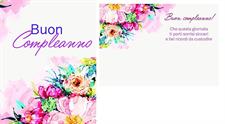 BIGLIETTINI COMPLEANNO 11,5X16 -LINEA MILLEFORME