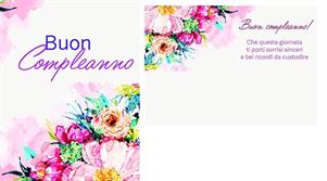 BIGLIETTINI COMPLEANNO 11,5X16 -LINEA MILLEFORME