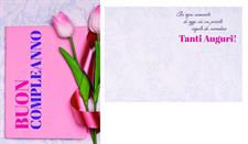 BIGLIETTINI COMPLEANNO 11,5X16 -LINEA MILLEFORME