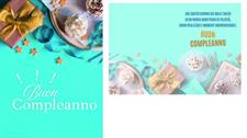 BIGLIETTINI COMPLEANNO 11,5X16 -LINEA MILLEFORME