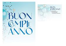 BIGLIETTINI COMPLEANNO 11,5X16 -LINEA MILLEFORME