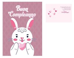 BIGLIETTINI COMPLEANNO 11,5X16 -LINEA MILLEFORME