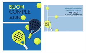 BIGLIETTINI COMPLEANNO 11,5X16-SPORT-LINEA MILLEFORME