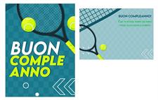 BIGLIETTINI COMPLEANNO 11,5X16-SPORT-LINEA MILLEFORME
