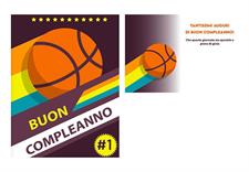 BIGLIETTINI COMPLEANNO 11,5X16-SPORT-LINEA MILLEFORME