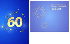 BIGLIETTINI z.60 ANNI mini 8x13-LINEA MILLEFORME