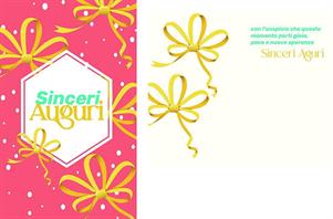 BIGLIETTINI z.AUGURI mini 8x13-LINEA MILLEFORME