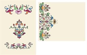 BIGLIETTINI z.GENERICO ANTICO FIOREN mini 8x13-LINEA MILLEFORME