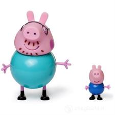 PEPPA PIG-PAPA' E GEORGE PERSONAGGI