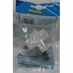 ELETTRO MATERIALE SPINA TRIPLA 10A NOVALINE