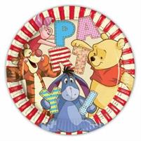 F.WINNIE ALPHABET PIATTI 20CM X 8 PZ