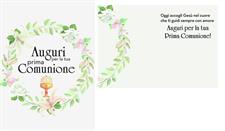 BIGLIETTINI COMUNIONE 11,5X16- LINEA MILLEFORME