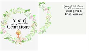 BIGLIETTINI COMUNIONE 11,5X16- LINEA MILLEFORME