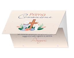 BIGLIETTINI COMUNIONE 11,5X16 PORTASOLDI -LINEA MILLEFORME