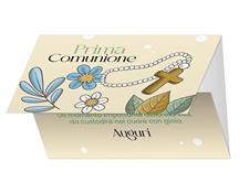 BIGLIETTINI COMUNIONE 11,5X16 PORTASOLDI -LINEA MILLEFORME