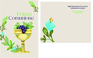 BIGLIETTINI z.COMUNIONE mini 8x13-LINEA MILLEFORME