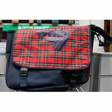 TRACOLLA GOLA HARRIS TARTAN NAVY/RED