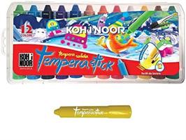 KOH-I-NOOR TEMPERA STICK SOLIDA ACQUERELLABILE TWIST X 12