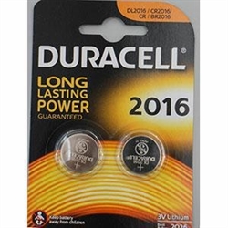 BATTERIE DURACELL 2016 2 pezzi
