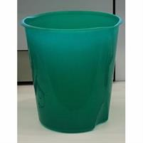 CESTINO GETTACARTE LEONARDI TRASPARENTE VERDE